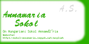 annamaria sokol business card